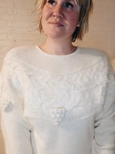 Load image into Gallery viewer, up to an XL - grape vine sweater
