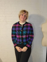 Load image into Gallery viewer, up to L - 90s houd&#39;s tooth cardigan
