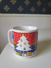 Load image into Gallery viewer, Primary Color Christmas Mug (with cats)
