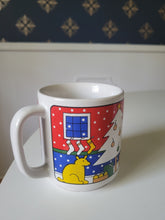 Load image into Gallery viewer, Primary Color Christmas Mug (with cats)
