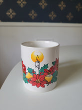 Load image into Gallery viewer, Poinsettia Candle Mug
