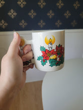 Load image into Gallery viewer, Poinsettia Candle Mug
