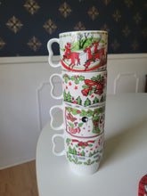 Load image into Gallery viewer, Santa Stacking Espresso Mugs
