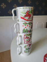 Load image into Gallery viewer, Santa Stacking Espresso Mugs
