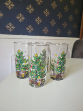 Load image into Gallery viewer, Christmas Tree Glasses (set of 4)
