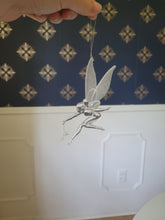 Load image into Gallery viewer, Glass Snow Faerie Ornament
