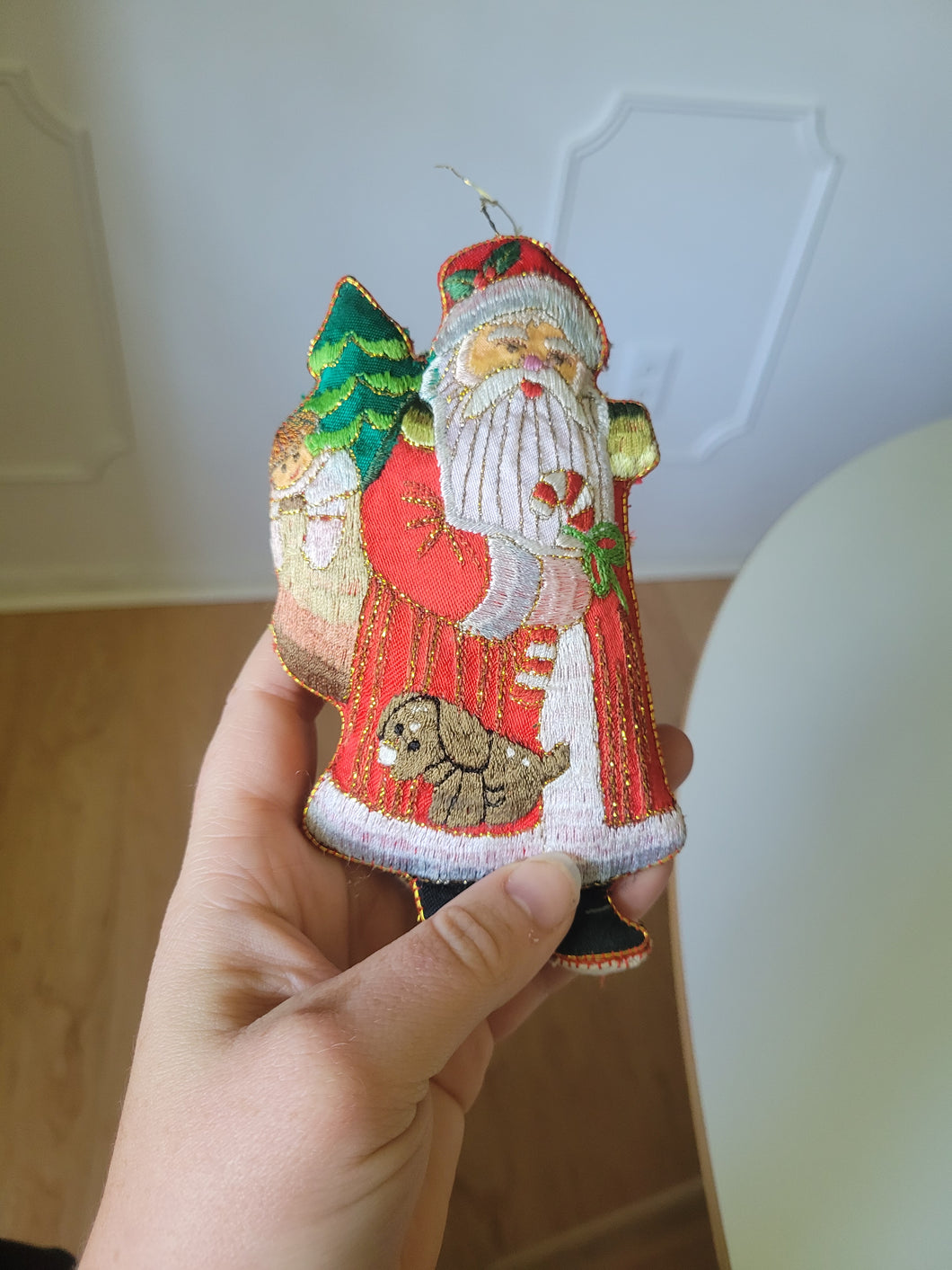 Father Christmas Style Santa Ornament