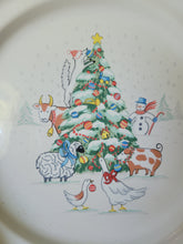 Load image into Gallery viewer, Animal and Ornaments Dinner Plates (set of 4)
