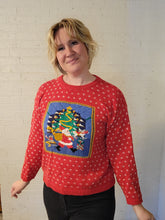 Load image into Gallery viewer, up to L- Santa &amp; Christmas Tree Sweater
