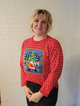 Load image into Gallery viewer, up to L- Santa &amp; Christmas Tree Sweater
