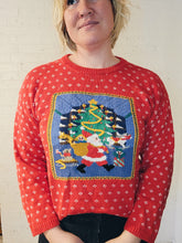 Load image into Gallery viewer, up to L- Santa &amp; Christmas Tree Sweater
