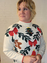 Load image into Gallery viewer, up to L- Mock Neck Christmas Sweater
