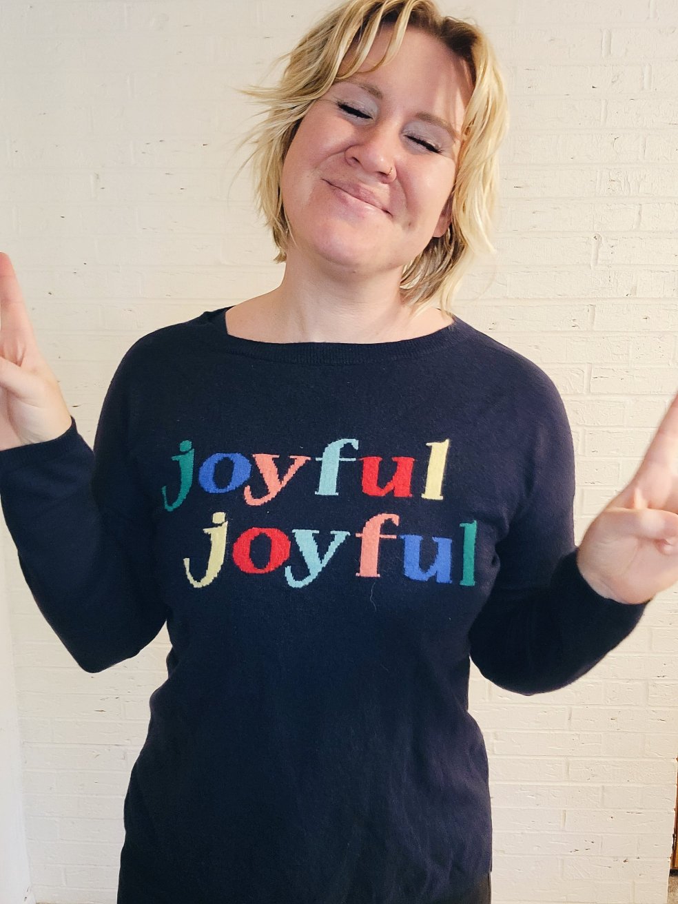 up to XL- Talbots Joyful Sweater