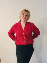 Load image into Gallery viewer, up to 2X- Red Cardigan
