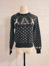 Load image into Gallery viewer, up to S - Gray Reindeer Sweater
