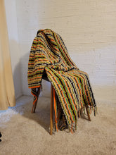 Load image into Gallery viewer, Green and Orange Throw
