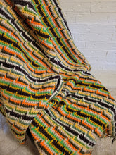 Load image into Gallery viewer, Green and Orange Throw
