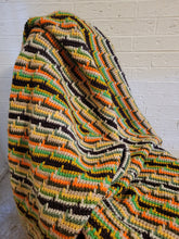 Load image into Gallery viewer, Green and Orange Throw
