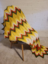 Load image into Gallery viewer, Yellow and Green Afghan
