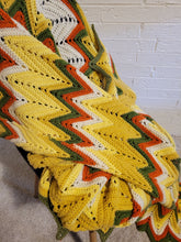 Load image into Gallery viewer, Yellow and Green Afghan
