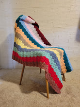Load image into Gallery viewer, Small Striped Afghan
