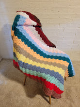Load image into Gallery viewer, Small Striped Afghan
