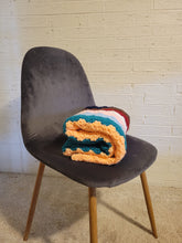 Load image into Gallery viewer, Small Striped Afghan
