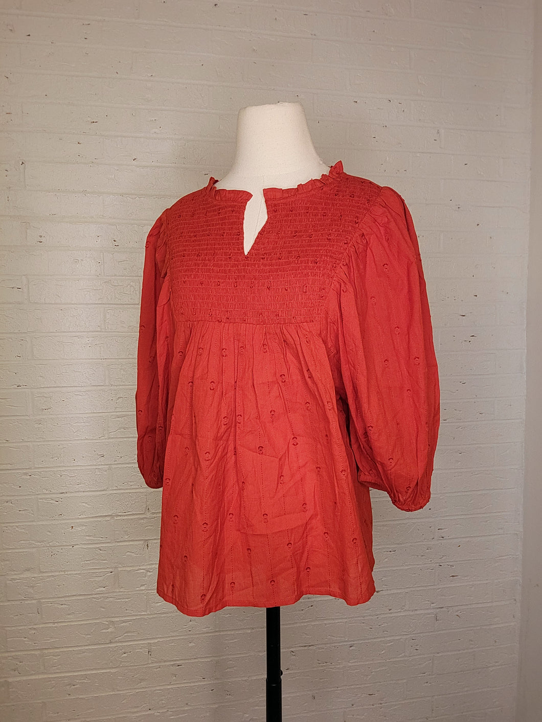 S - Universal Thread Red Blouse NWT
