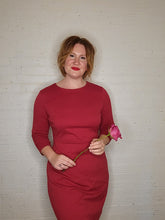 Load image into Gallery viewer, L - Berry Fitted Dress
