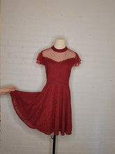 Load image into Gallery viewer, M - NWT Red Lace Dress
