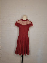 Load image into Gallery viewer, M - NWT Red Lace Dress
