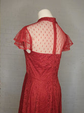Load image into Gallery viewer, M - NWT Red Lace Dress
