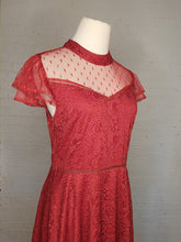 Load image into Gallery viewer, M - NWT Red Lace Dress
