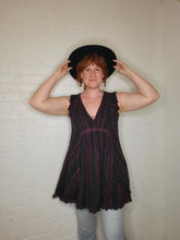 Load image into Gallery viewer, L/XL Black and Purple Tunic/Mini
