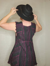 Load image into Gallery viewer, L/XL Black and Purple Tunic/Mini
