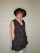 Load image into Gallery viewer, L/XL Black and Purple Tunic/Mini
