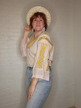 Load image into Gallery viewer, M/L Yellow Detail Blouse
