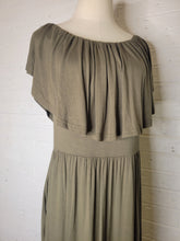 Load image into Gallery viewer, L - Army Green Maxi Dress

