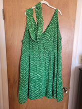 Load image into Gallery viewer, 3X - A New Day Bright Green Dot Dress
