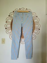 Load image into Gallery viewer, 4/27 - Universal Thread Blue Pinstripe Skinnies
