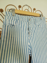 Load image into Gallery viewer, 4/27 - Universal Thread Blue Pinstripe Skinnies
