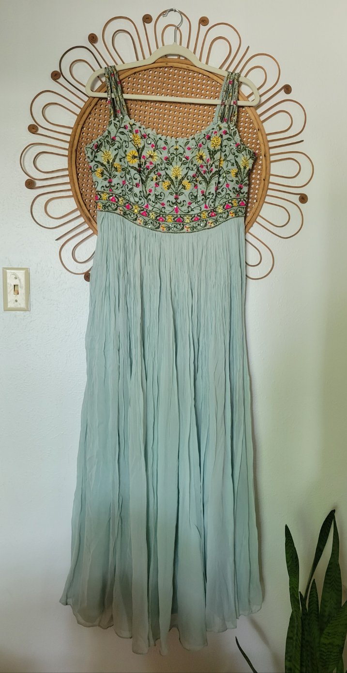 M/L - Beaded Maxi Dress