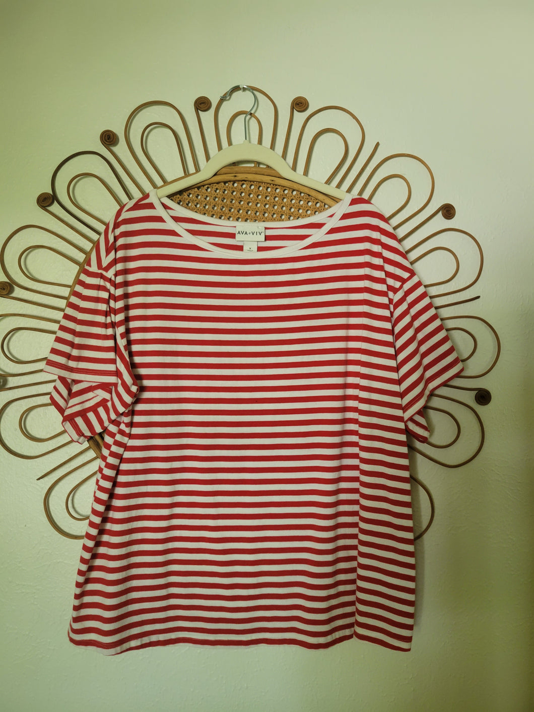 XL - Ava & Viv Striped Tee
