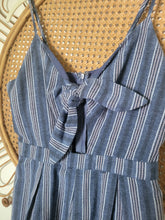 Load image into Gallery viewer, XS - Gianni Bini Blue Cropped Jumpsuit
