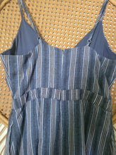 Load image into Gallery viewer, XS - Gianni Bini Blue Cropped Jumpsuit
