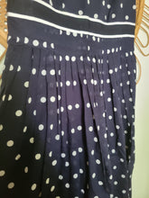 Load image into Gallery viewer, 4P - Talbots Navy Polka Dot Dress
