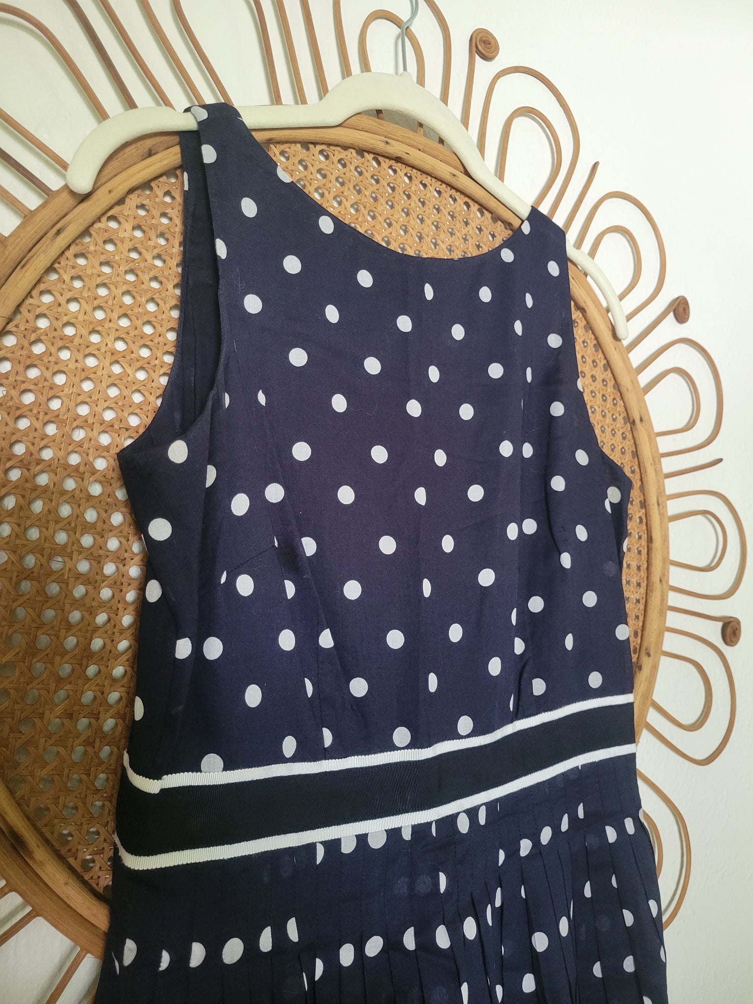 talbots navy blue dress Button Detail Sweater Dress