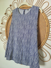 Load image into Gallery viewer, M - Old Navy Blue and White Striped Tank
