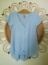 Load image into Gallery viewer, XS - Alya Sky Blue Blouse
