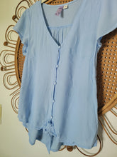 Load image into Gallery viewer, XS - Alya Sky Blue Blouse
